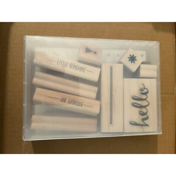 2016 Stampin' Up! Sale-A-Bration Hello stamp set-141243 - Picture 2 of 3